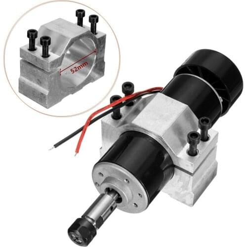 New high-quality 0.5kw air-cooled ER11 chuck CNC 500W spindle motor 52mm clamp power 500W