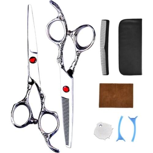 6Inch Manufacture Wholesale Stainless Steel Salon Hair Cutting Barber Kit For Men