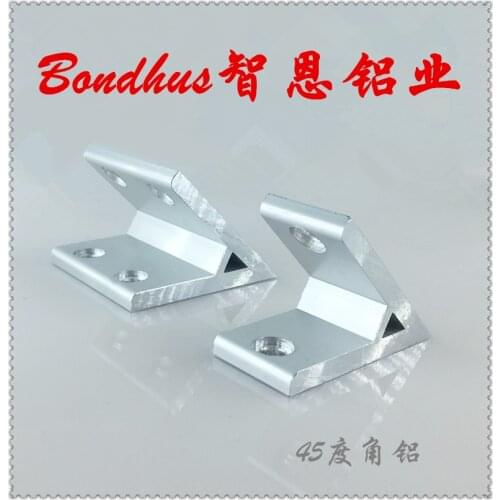 Adapting piece 45 degree inscribed corner bracket angle connection for 4040 aluminum profile 1pcs