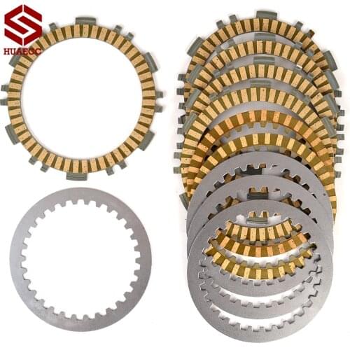 HUAECC Clutch Friction Disc Plates for Yamaha Tmax 500 XP500 T-max T max XP 500 2001-2011 5GJ-16321-00