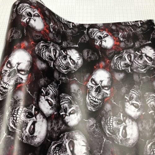 PremiumCar Wrap Graffiti Skull Sticker Camo Sticker Bomb Vinyl Film Skull Car Motorcycle Mirror Roof Hood Decal Film Stickerbomb