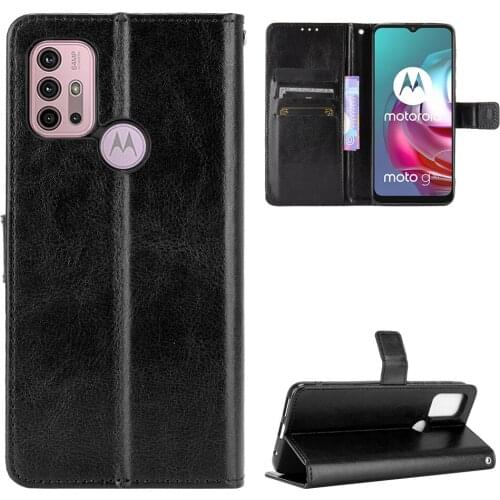 Shockproof Folding Stand Leather Case for Motorola Mote G30 G10 G9 G8 E7 Power G Play 2021 E6i Edge S One 5G Ace Fusion Cover
