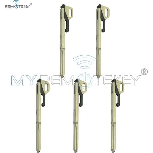 Remtekey 5pcs KR55WK48705 spare remote insert key blade For Mercedes Benz replacement 1997 1998 1999 2000 uncut emergency key