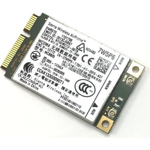 Sierra MC8805 Unlock DW5570 7W5P6 for Dell Latitude E5440 E6440 E6540 E7240 E7440 M4800 M6800 Qualcomm 4G Module CARD MC8805