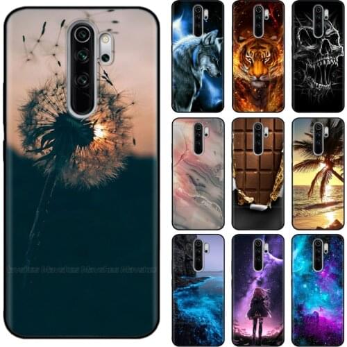 Silicon Case for Xiaomi Redmi Note 8 Pro Case Soft Tpu Cover for Xiomi Redmi Note 8T 8 T Cases on Redmi Note8 Pro Shell Flower