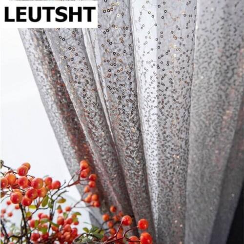 Modern Coffee and Grey Tulle Curtain for Living Room Linen Sheer Curtain for Kitchen Door Curtain Tulle Drape French Window