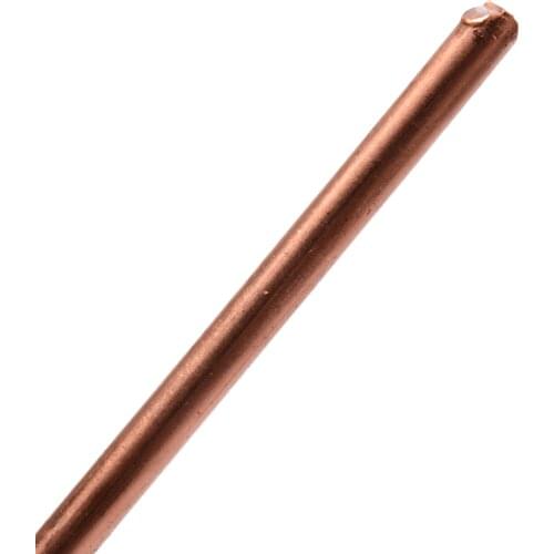 1pc 99.9% Pure Copper Rod Solid Copper Cu Metal Rod Tube Copper Cylinder Bar Tool 6mm*200mm