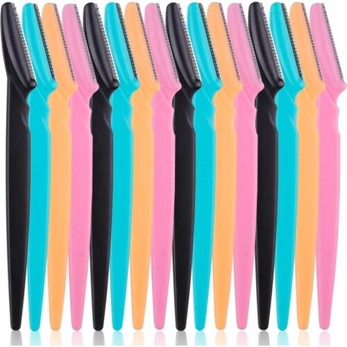 3/4/10Pcs Eyebrow Trimmer Hair Remover Cutter Set Women Face Razor Portable Eye Brow Epilation Blades Shaver Cosmetic Makeup Kit