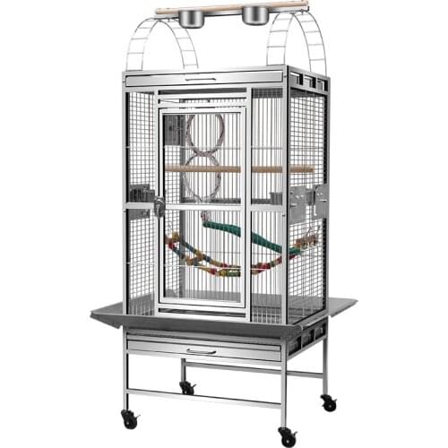 Stainless steel Breeding large parrot bird cage