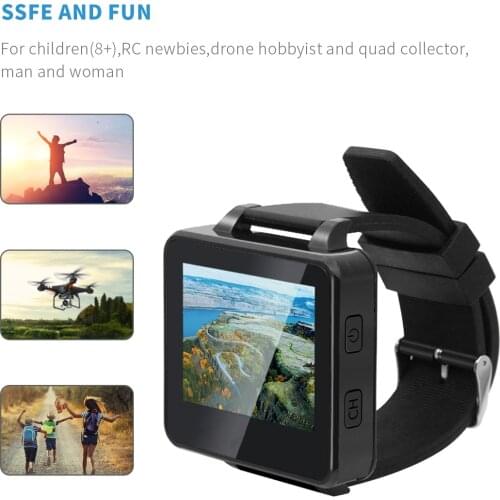 BOS200RC FPV Watch 200RC 5.8GHz 40CH HD 960*240 2" TFT Monitor Wireless Receiver for DIY RC Camera Heli Quadcopter Drone