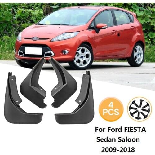 Car Mudflap For Ford FIESTA Sedan Saloon 2009-2018 Fender Mud Guard Splash Flaps Mudguard Accessories