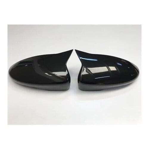 For Volkswagen New Beetle Bat Mirror Cover Batman Piano Black Mirror Accessories Modified Car Replacement Parts
