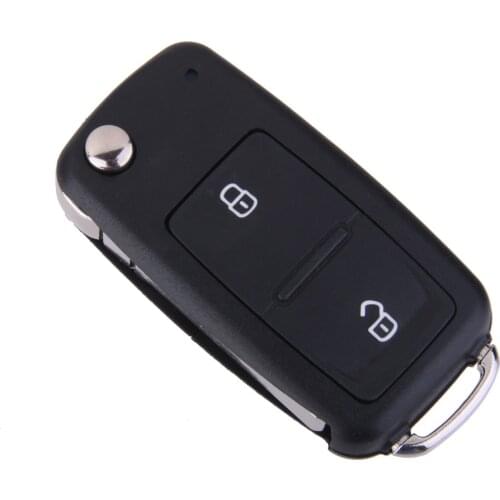 2 Button Car Key Blade Fob Case Shell for VW Transporter T5 Golf Repair