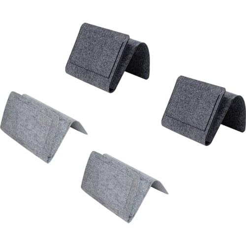 Bedside Caddy Essentials Pocket Hanging Storage Organizer, Bed Sofa Side Hanger Holder Bag For Remote Control, Phones-ABUX