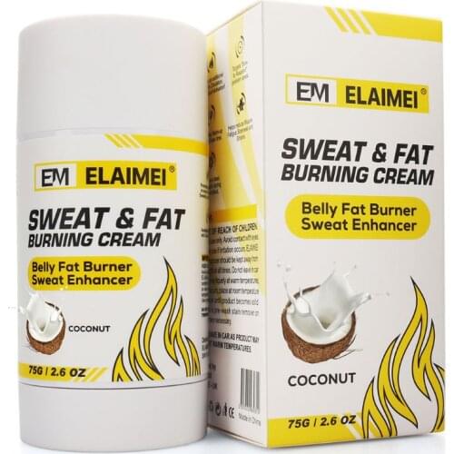 75g Slimming Cream Belly Fat Burner Sweat Enhancer Burning Weight Loss Abdomen Abdominal Muscle for Men and Women D0UE