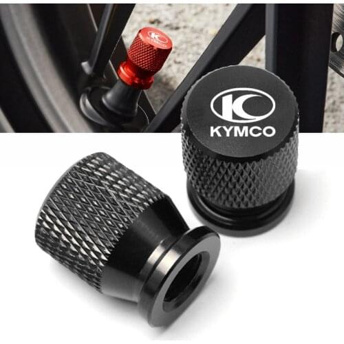 For KYMCO Xciting 250 300 400 AK550 CT250 CT300 S400 DOWNTOWN Motorcycle Tire Valve Air Port Stem Cover Cap Plug CNC Accessories