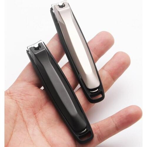 Kapmore 1PCS High Quality Nail Clipper Stainless Steel Splash-proof Fingernail Cutter Toenail Clipper Manicure Nail Cutter Tool