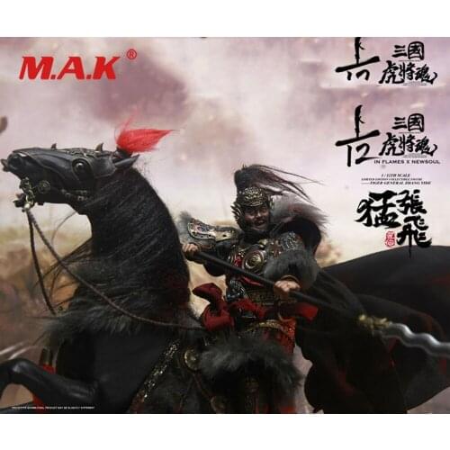 New Arrival 1/12 INFLAMES fierce Zhang Fei Three Kingdoms IFT-034 Tiger Series fierce Zhang Fei & Wu Bao Leopard Full Set Figure