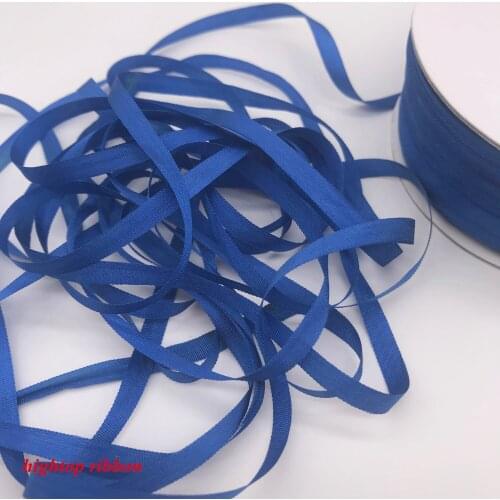 New arrival color 4mm silk ribbon 100% Real Pure Silk Ribbon for Embroidery Handcraft