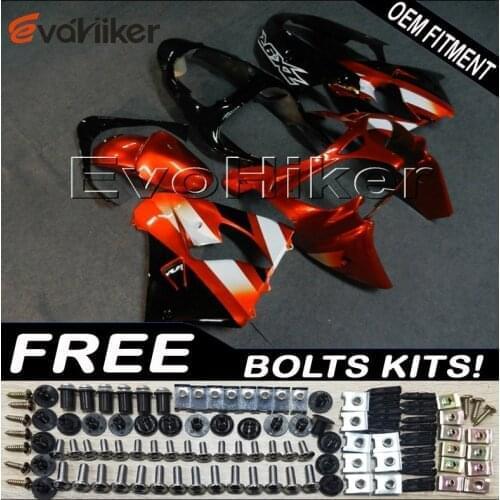 Motorcycle Fairing for ZX9R 2000 2001 ZX 9R 00 01 orange ABS plastic motor panels kit