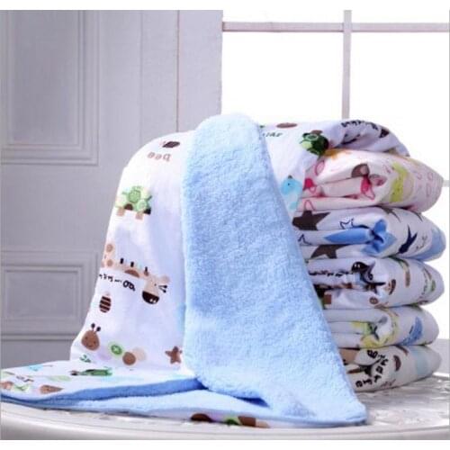 Newborn baby blanket winter autumn kids thick cotton cashmere blanket travel receiving blankets for bed sofa infantil cobertor