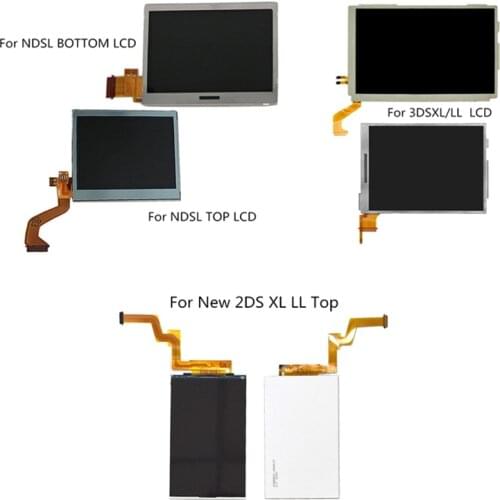 Original Replacement LCD For New 2DS XL Top Down For New 2DS LL Lcd Screen Up / Upper NEW 3DS LL XL LCD For Nintend DS Lite NDSL