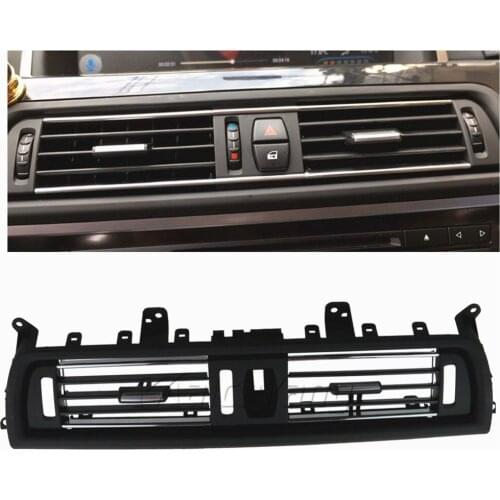Car Front Dash Panel Center Fresh Air Outlet Vent Grille Cover For BMW 5 F10 F18 Air-conditioning Installation Replacement Part