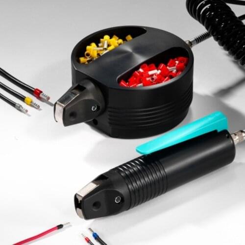 Pneumatic Hand-held Press Handle Type Pipe Terminal Special Pressure Line Machine Pneumatic Cable Clamp CH