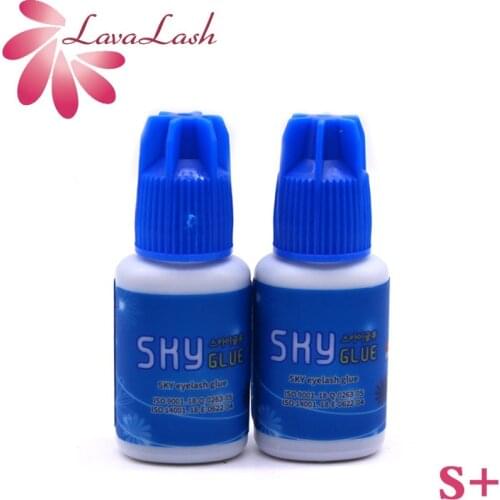 2 PCS SKY Glue for Eyelash Extension Korea Original Sky Plus 5ml Blue Cap Beauty Shop Makeups Tools Lasting Low Stimulation Fast