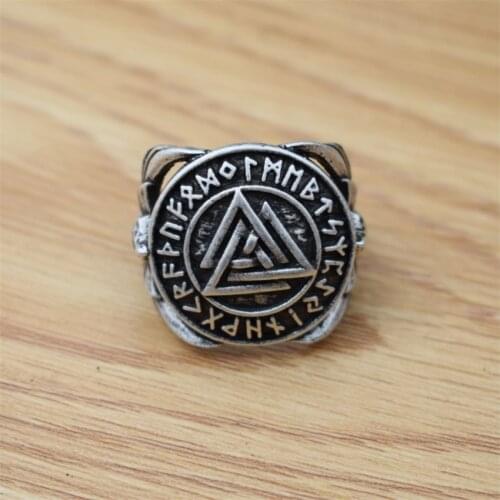 Viking Valknut Runes Eagle Rings Scandinavian Nordic Amulet Jewelry