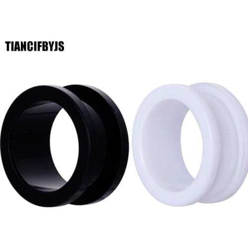 TIANCIFBYJS Acrylic Piercing Earring Gauges Screw Ear Plugs Stretching Body Jewelry Flesh Tunnel Ear Expander Women Men 140pcs