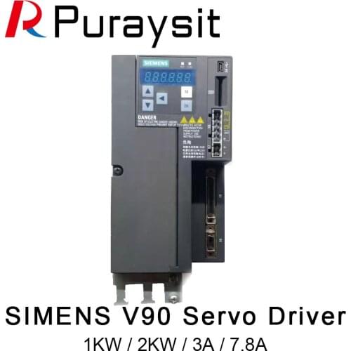 SIEMENS SINAMICS V90 SERVO DRIVE 1KW 6SL3210-5FE11-0U-F0 2KW 6SL3210-5FE12-0U-F0