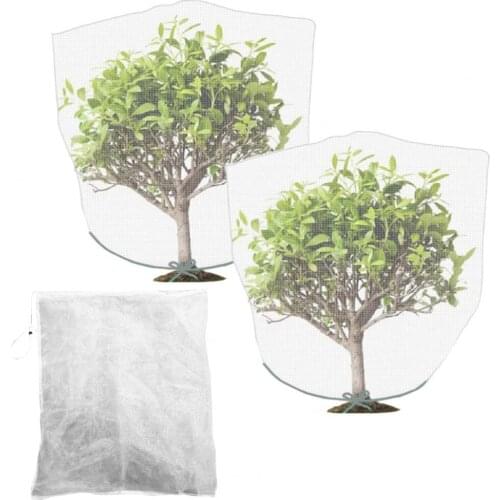 Plant Cover Bag Wind-Prevent Breathable Nylon Garden Netting Mesh for Garden Mesh Net Plant Protector Wind-Prevent Plant Cover