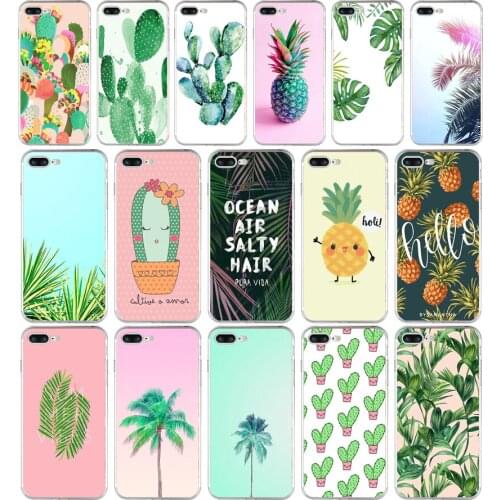 228H Panda Pour Coque Luxe Cactus Soft TPU Silicone Cover Case For Apple iPhone 6 6s 7 8 plus Case
