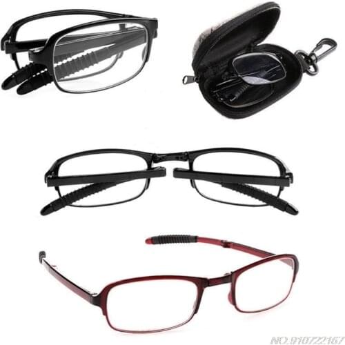 Unisex Foldable Reading Glasses Folded Hanging +1 +1.5 +2 +2.5 +3 +3.5 +4.0 N30 20 Dropshipping