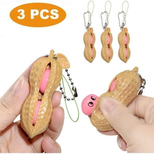 Anti Stress Face Reliever Colorful Ball Autism Mood Squeeze Relief Healthy Toy Funny Gadget Vent Toy Children Christmas Gift