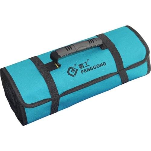 1PC Rolling Tool Bag Oxford Canvas Waterproof Storage Tools Bag Multifunction Electrician Tool Bag