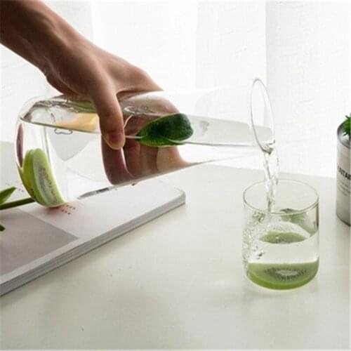 High temperature resistant borosilicate glass cold water bottle cup flower tea juice cup household cup