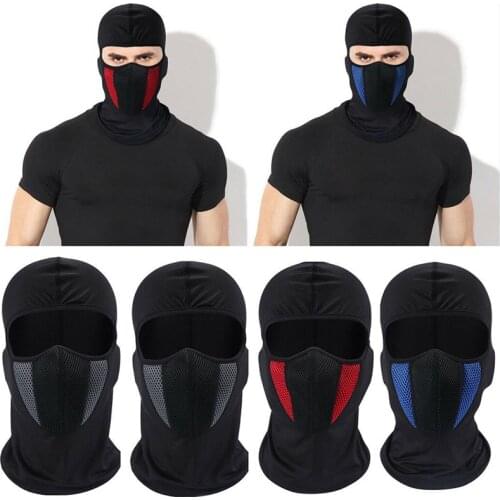 Outdoor Sports Cycling Cap Bike Riding Full Head Face Mask Windproof Neck Warmer Men Women Ski Bicycle Motocycle Head Cap Hat