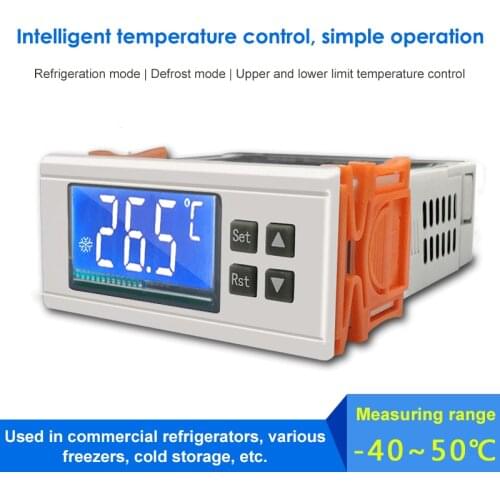 STC-8080A+ Temperature Controller Thermostat Digital Temperature Regulator Detector Refrigeration Timing Defrosting Hygrometer