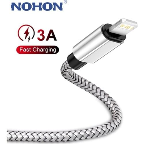 USB Charger Cable For iphone 11 Pro X XR 10 XS Max 7 8 6 6S Plus 5 5SE ipad Mobile Phone Fast Charging Origin Wire Cord 1 2 3 m