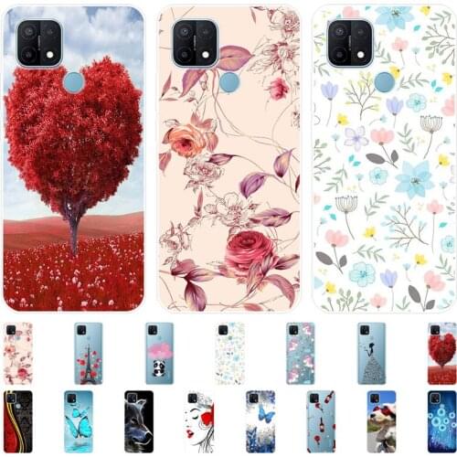 For OPPO A15 Case Silicone TPU Cover Phone Case For OPPO A 15 Case