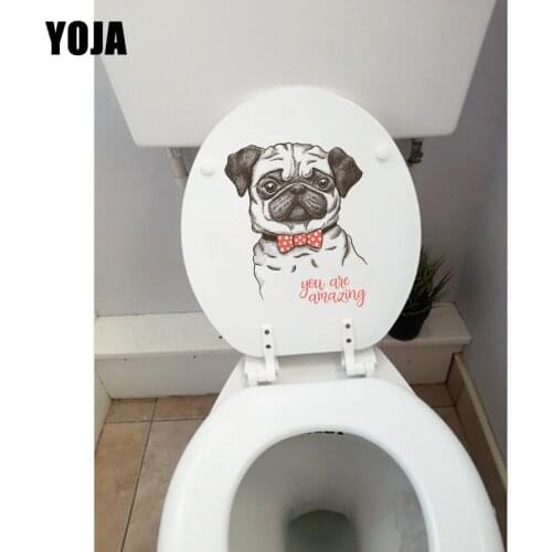 YOJA 18.3*22.6CM YOU ARE AMAZING Cartoon Wall Decals Home Decoration Toilet Sticker T1-0276