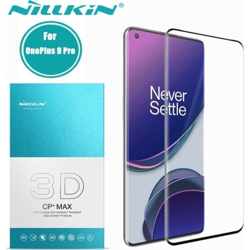 For Oneplus One Plus 9 Pro 1+9 Pro Tempered Glass Full Cover Original Nillkin 3D CP+ Max Screen Protector For OnePlus 9 Pro