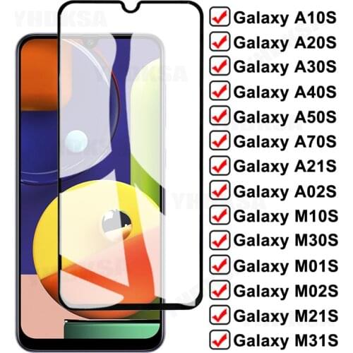 11D Protection Glass For Samsung Galaxy A50S A10 A20 A30 A40 A70 A02 A21 Tempered Screen Protector M10 M30 M01 M02 M21 M31 Glass