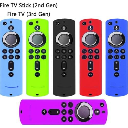 Remote Case Protective Silicone Remote Cover for TV Stick 4K Remote Control Media Player2/3 Protective Silicone Sleeve
