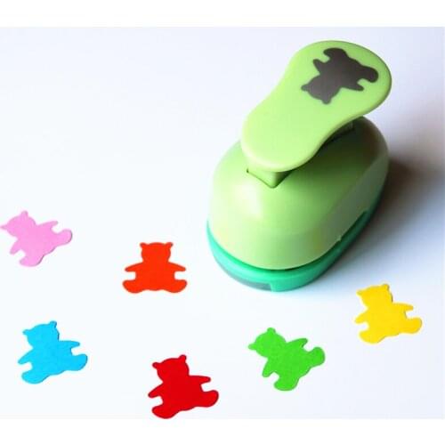 1 inch Bear design eva foam punch paper punches scrapbooking cutter hole punch craft punching for DIY artwork