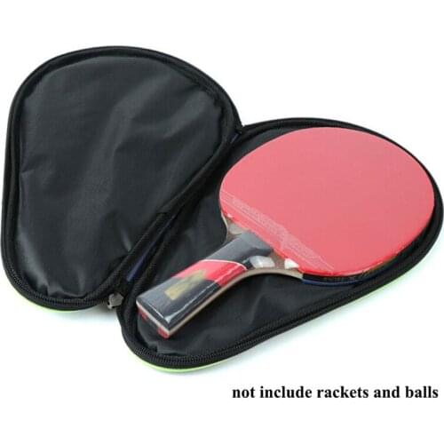 2020 Table Tennis Rackets Bag Training Professional Ping Pong Case Dust-proof Zipper Steel Ring Ping Pong Bat Storage Bag Hot