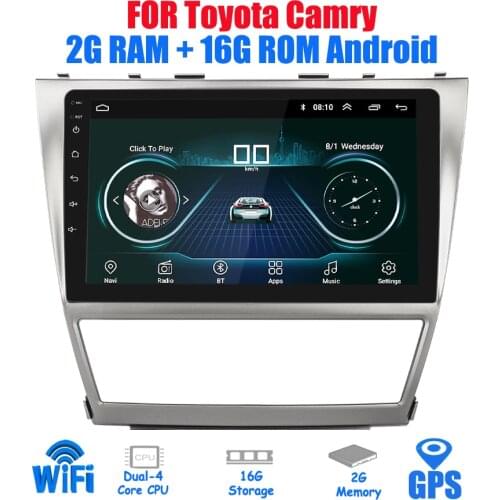 10.1'' Android 2din Car Radio For Toyota Camry 07-11 GPS Navi Stereo Audio Video Multimedia DVD Player WIFI android car stereo