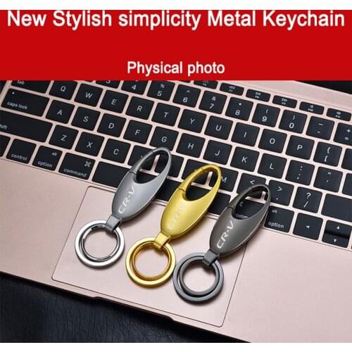 Car Keychain Alloy Metal Clasps Hooks Buckle Waist Keychain for car For Honda crv 2019 2008 2017 2020 car accessories